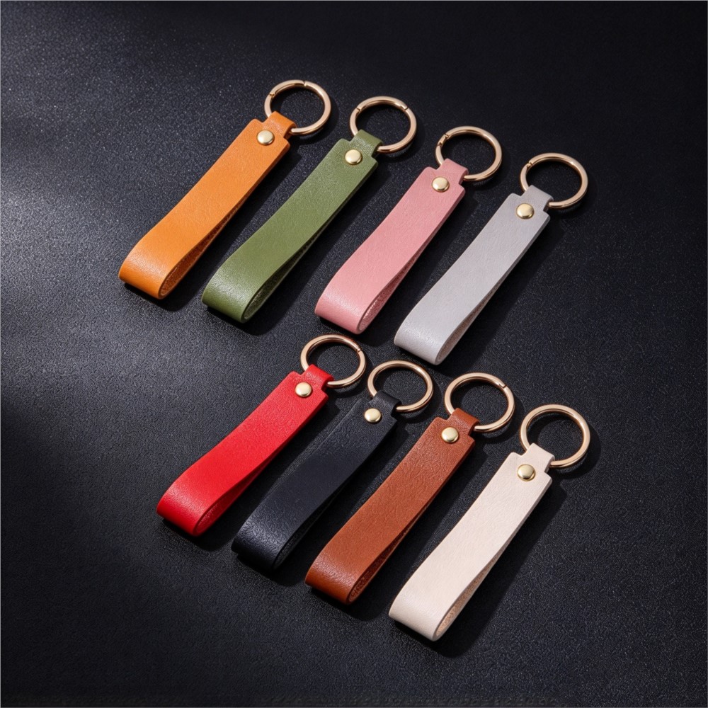 Leather Wallet Men - 1/5 pièces, porte-clés en cuir synthétique,