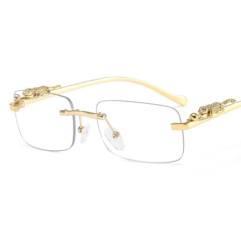 Designer Sunglasses - Lunettes de soleil carrées sans monture