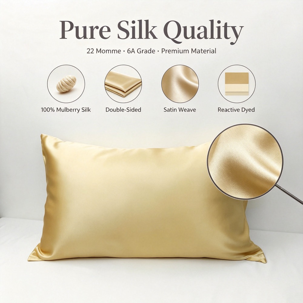 Taie d'oreiller en soie de mûr - Silk Pillowcase avis et prix