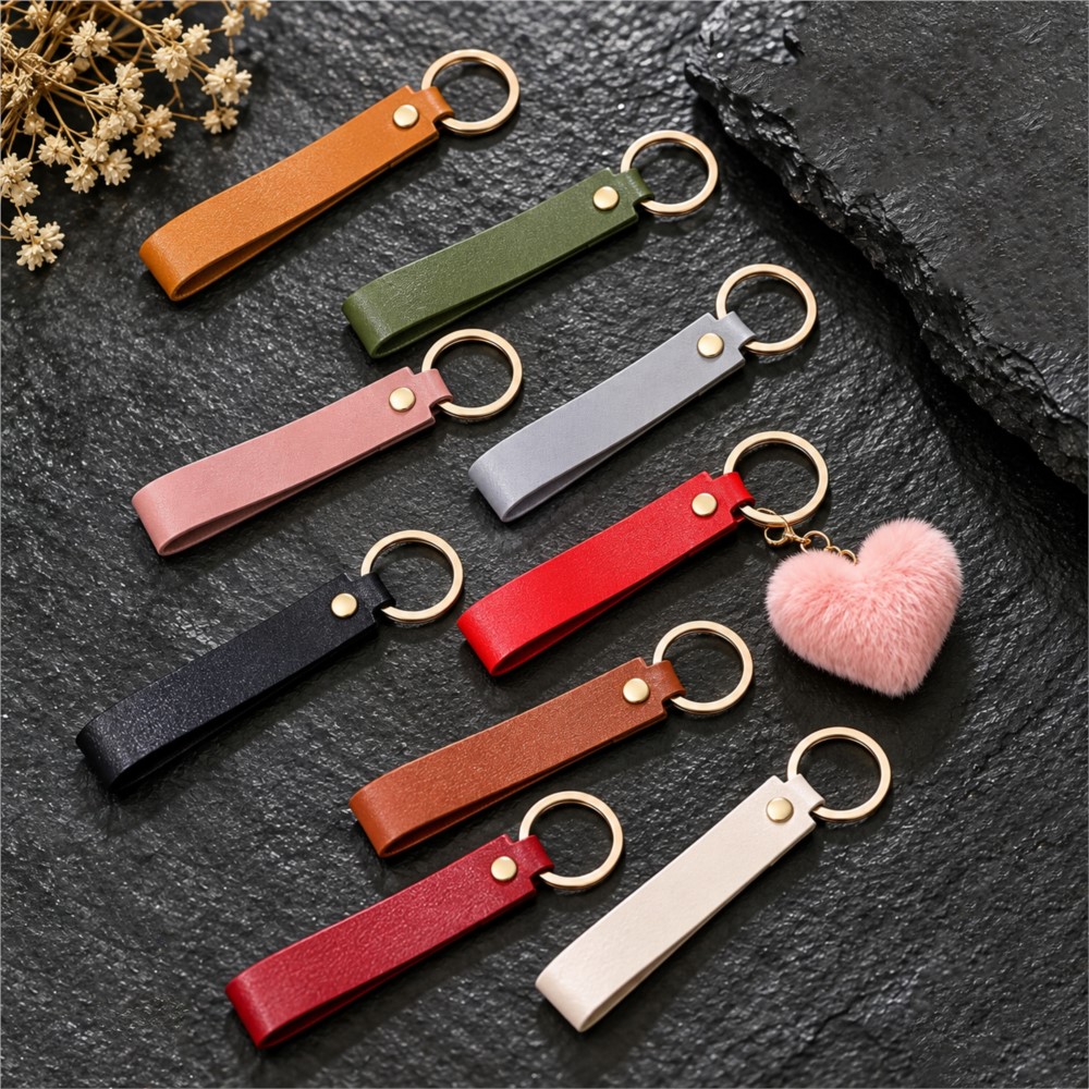 1/5 pièces, porte-clés en cuir - Leather Wallet Men avis et prix