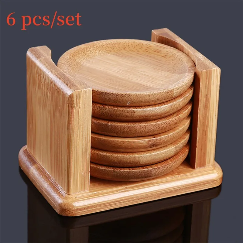Dessous de verre en bambou de  - Marble Coaster Set avis et prix