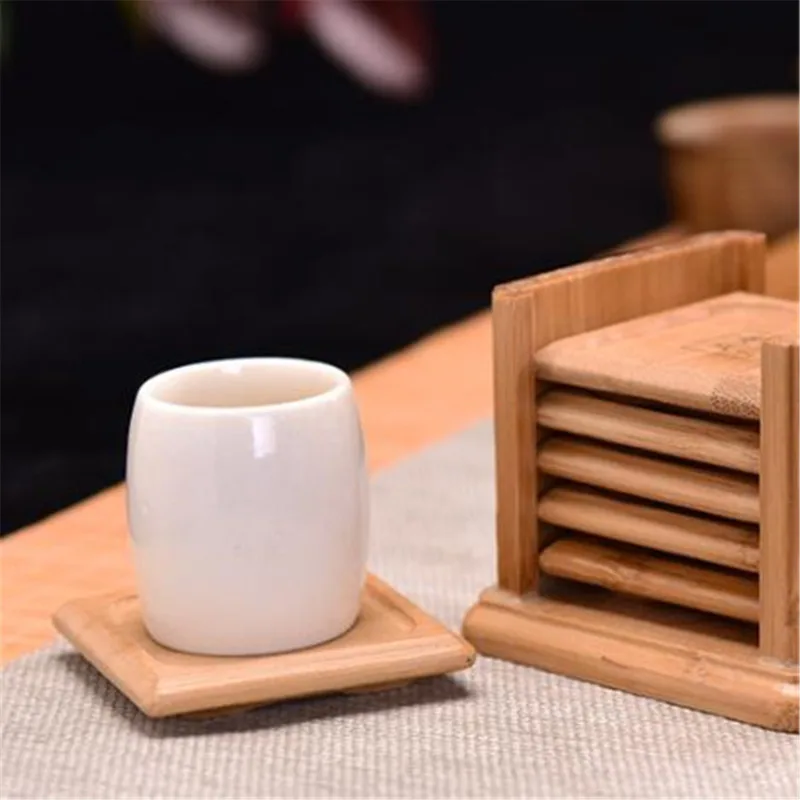 Dessous de verre en bambou de  - Marble Coaster Set avis et prix