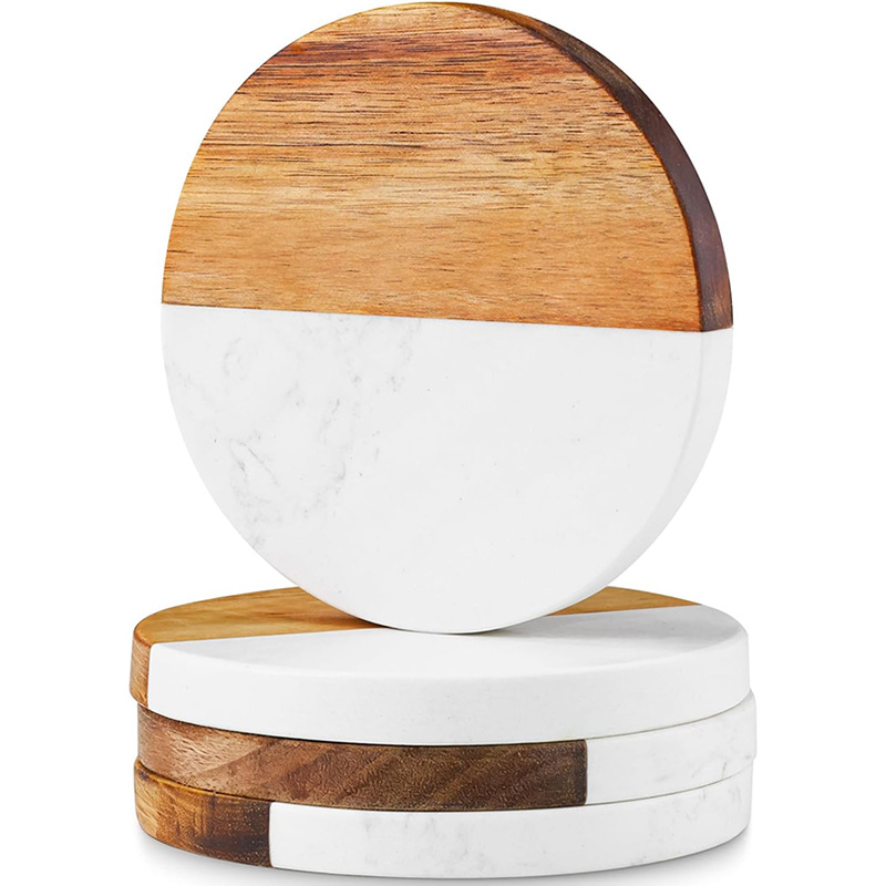 Lot de 4 sous-verres en marbre - Marble Coaster Set avis et prix