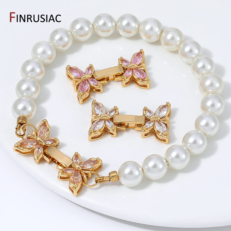 Fermoirs connecteurs papillon  - Gold Plated Jewelry avis et prix
