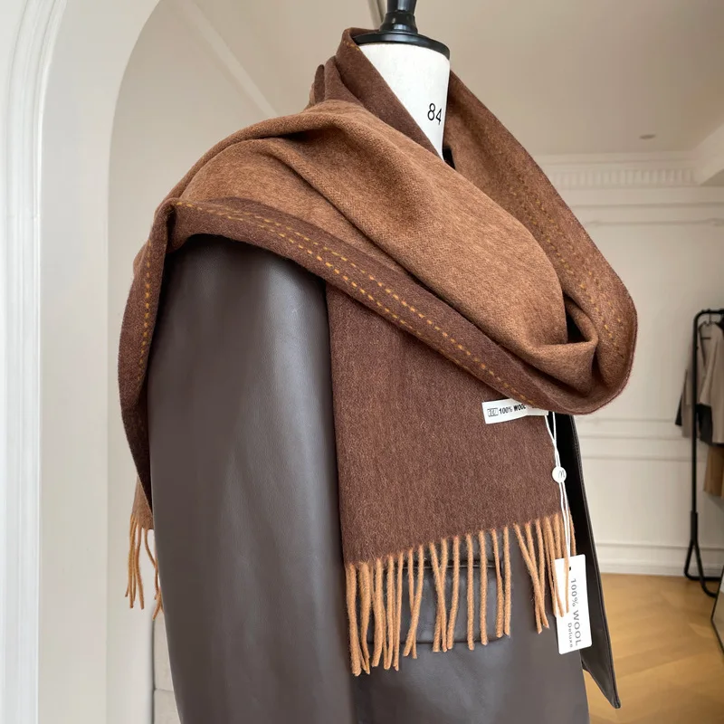 Écharpe en laine pure 100% de  - Cashmere Scarf avis et prix