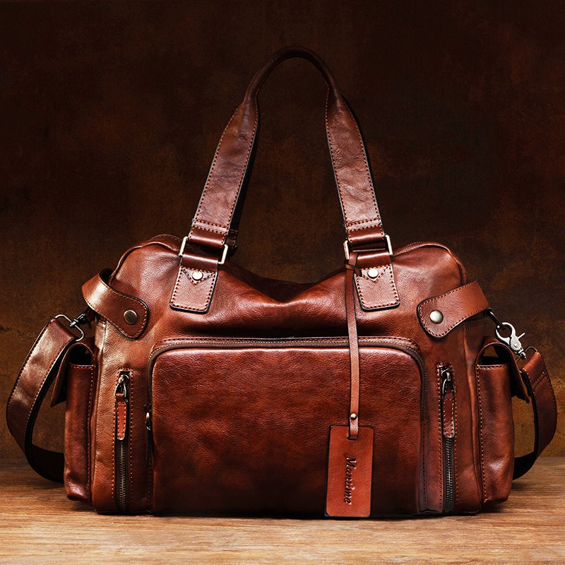 Sac pour hommes Vintage en cui - Travel Luggage Set avis et prix