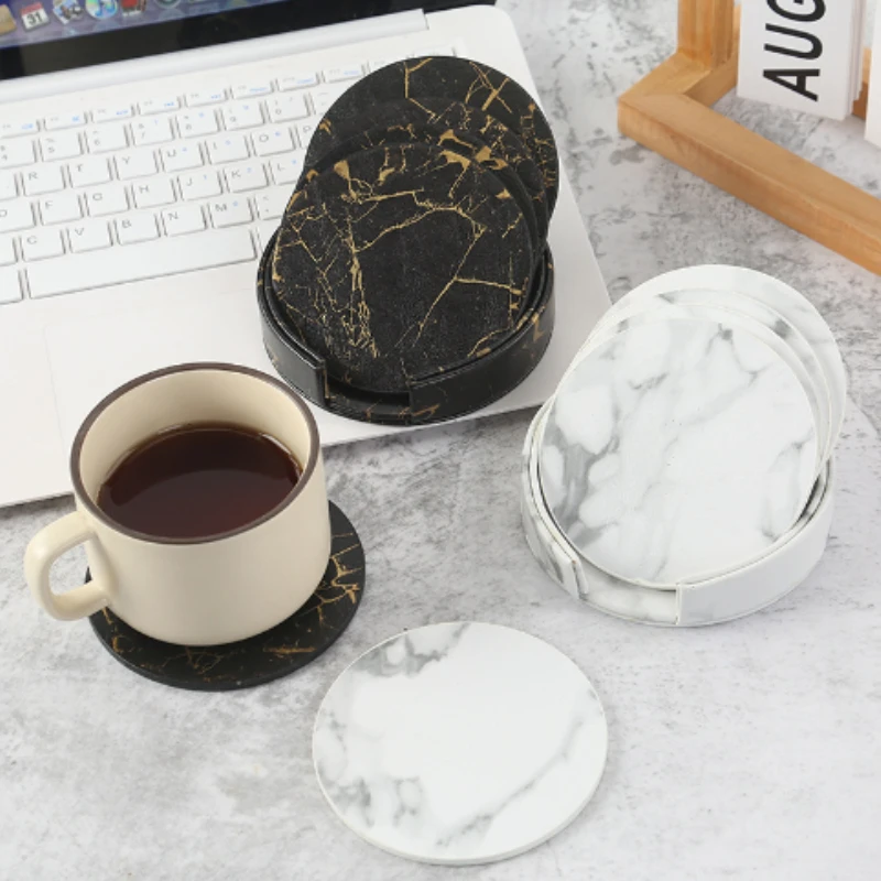 Dessous de verre en marbre en  - Marble Coaster Set avis et prix