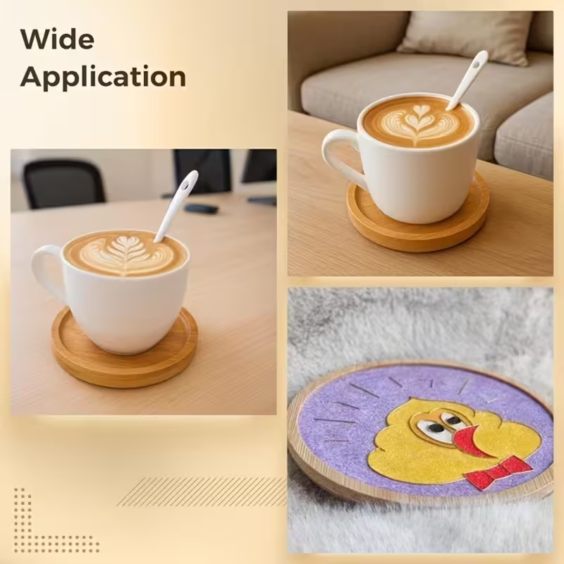 Sous-verres en bois mosaïque 7 - Marble Coaster Set avis et prix