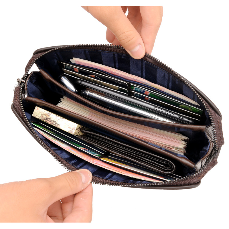 Portefeuilles longs pour homme - Leather Wallet Men avis et prix