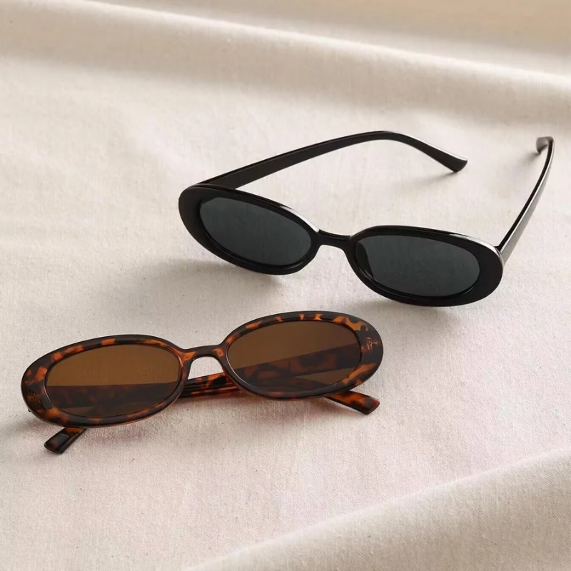 Lunettes de soleil ovales vint - Designer Sunglasses avis et prix