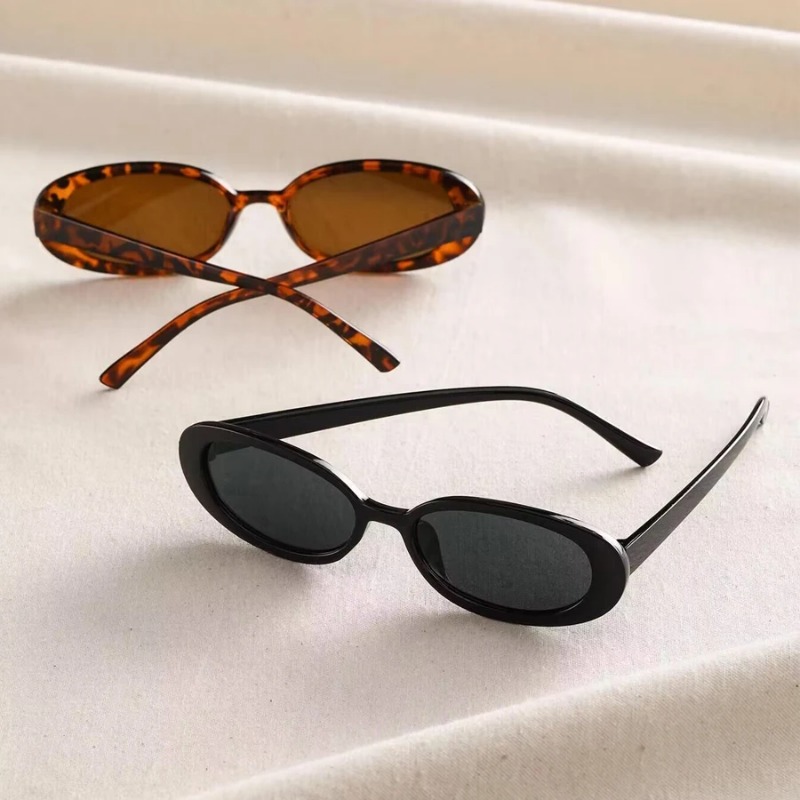 Lunettes de soleil ovales vint - Designer Sunglasses avis et prix